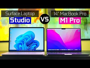 14" MacBook Pro M1 Pro Chip vs Microsoft Surface Laptop Studio