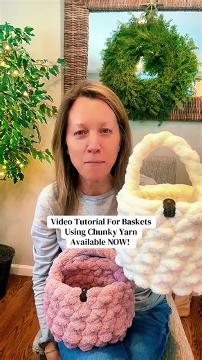 Easy Chunky Yarn Basket Tutorial Available Now!