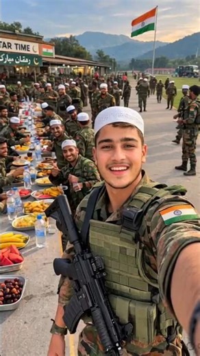 जब Indian aur Bangladeshi Army ne saath me Roza khola 🌙#IndianArmy#BangladeshArmy#ArmyBrotherhood