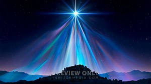 Starlight Christmas - 1 - Worship Backgrounds