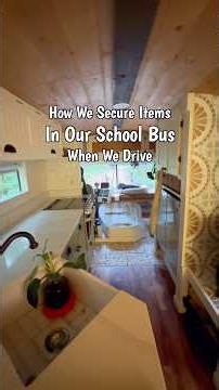 How we batten down the hatches when we drive our school bus home 🚌 #lifestyle #drive #home #travel