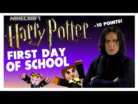 First Day of School! - Minecraft: Harry Potter #3