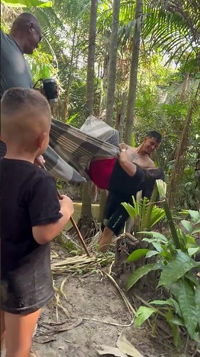 Husband Pranks Wife, Both Tumble From Hammock Into River
