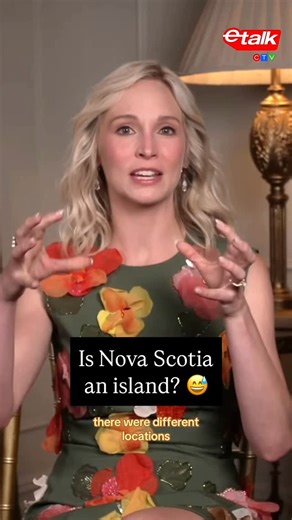 Etalk on Instagram: "Can someone please let the ‘We Were Liars’ cast know whether Nova Scotia is an island or peninsula? 😂🇨🇦 Mamie Gummer, Candice King, Caitlin Fitzgerald debated if they filmed their Prime Video series on a Canadian island or not. 👀 ✨Watch our full interviews with the cast on YT NOW.✨ ‘We Were Liars’ is out on Prime Video now. #WeWereLiars #MamieGummer #CandiceKing #CaitlinFitzgerald #NovaScotia #Canada"