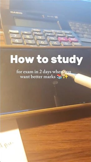 How to study for exam in 2 days when you want better marks 📚✨ READ COMMENTS #study #motivation
