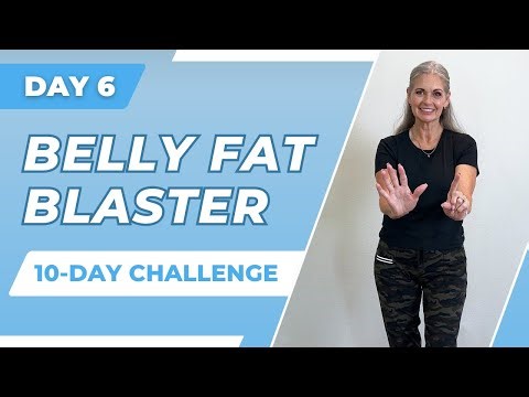 Belly Fat Blaster - Day 6 | 10-Day Challenge | Flat Stomach Workout | Standing Abs At Home
