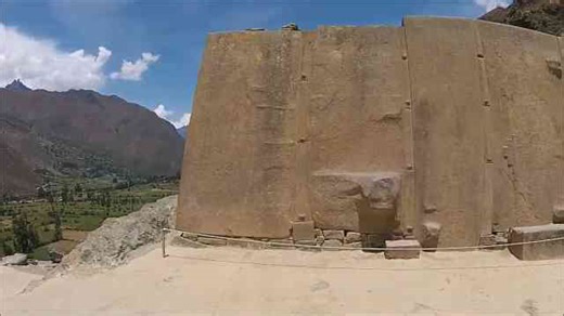 Majestic Flight Over Ollantaytambo In Peru; Megalithic Mystery
