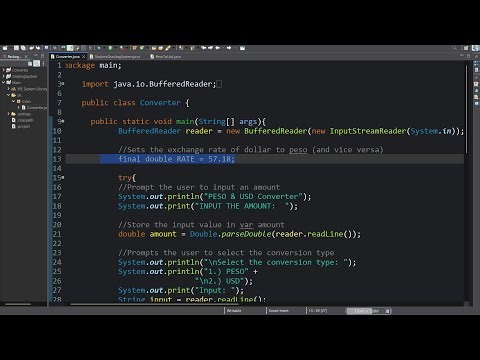 Peso to USD Currency Convertion: Code Explanation