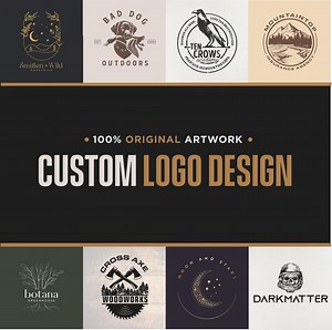 Custom Hand-drawn Logo Design: Unique Business Branding - Etsy