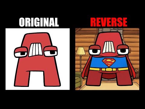 My Alphabet Lore OC: SUPERMAN (Man of Steel) - All Alphabet Lore Meme Animation | TD Rainbow