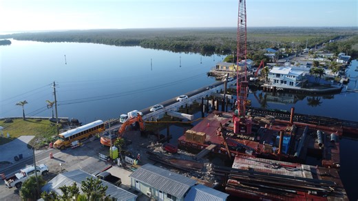 FDOT flags Lee County road project. Announces steps to accelerate completion of first phase