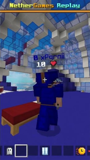 Destroyed a PC Sweat 🥵 #minecraft #comboes #bedwars #pvp #keyboardandmouse