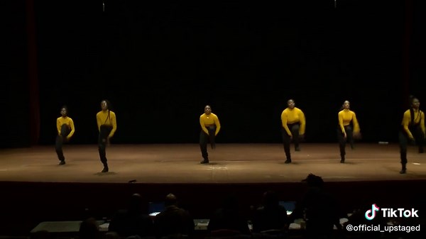 Talented Young Women Step Team Performance