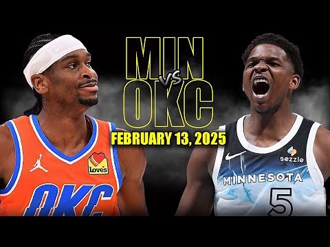 Oklahoma City Thunder vs Minnesota Timberwolves Full Game Highlights - February 13 | NBA Season