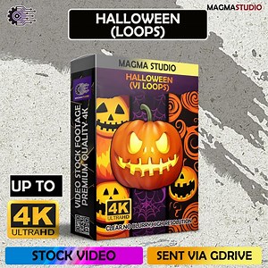 200   Halloween 4K VJ Loops: Spooky Stock Video Footage - Etsy