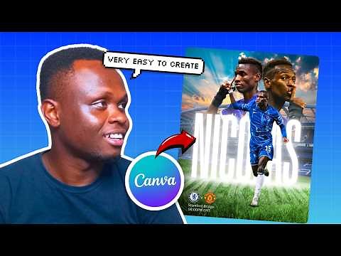 ⚽ EPIC Football Poster Design in Canva – Make Yours Stand Out Like a Pro!