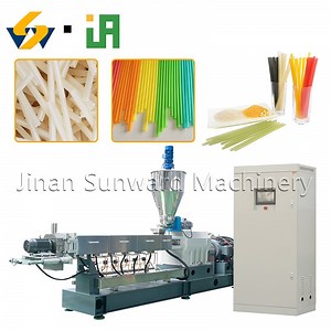 [Hot Item] Automatic Biodegradable Drinking Straw Making Machine Extruder Maker