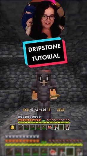 How to Make a Dripstone Block in Minecraft Tutorial