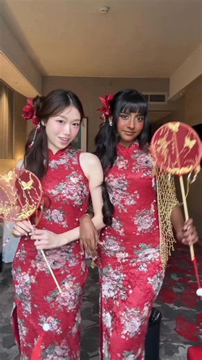 Crystabel Tan ♡ | Turning my Indian friend into a Chinese princess 🧧🍊 | Instagram