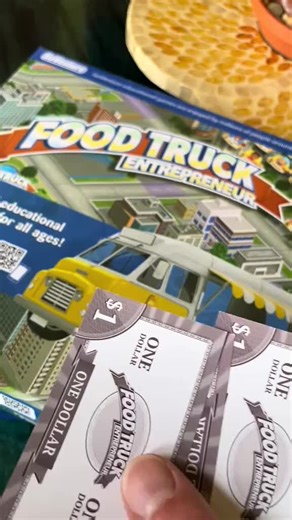 Food Truck Entrepreneur Board Game by GoVenture Play and learn at home and school. Discover our educational board games, card games, tabletop games, and online games at https://GoVentureGames.com #GoVenture