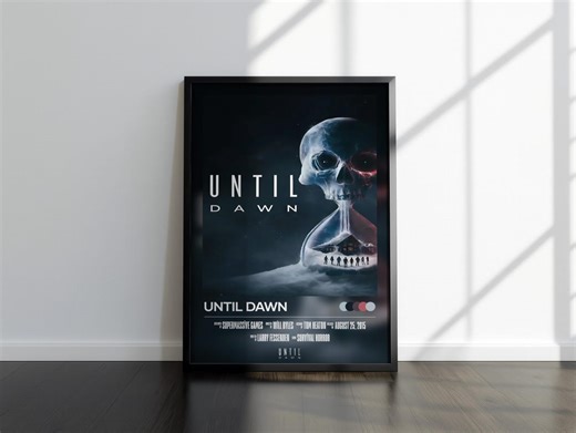 Until Dawn Poster | Until Dawn Print | Gaming Poster | 4 Color, Video Game Poster, Wall Decor Poster, Large Poster Print, Gamer Gift - Etsy Australia