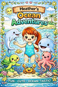 Heather’s Ocean Adventures Coloring Pages | Ocean Animals Coloring Book |