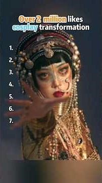 Over 2 million likes cosplay transformation.This is the best cosplay I've ever seen. #shorts #short