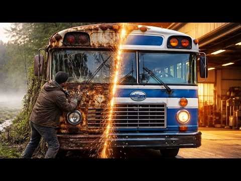 Rusty GMC Scenicruiser Bus Found in Jungle – Full Restoration