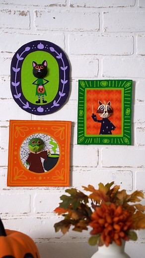 2.4K views · 32 reactions | Turn eco-friendly into eerie when you create pet portraits using upcycled egg cartons, Mod Podge and Apple Barrel Acrylic Paint! Bring the spooky vibes and sustainable style of this DIY project to your Halloween decor this year. Visit the plaidonline.com for supplies. | Plaid Crafts | Facebook