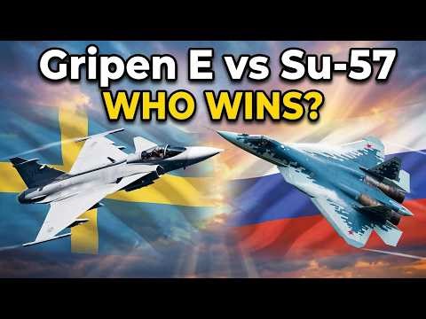 Saab Gripen E vs Sukhoi Su-57: The Ultimate Stealth vs Tech Showdown