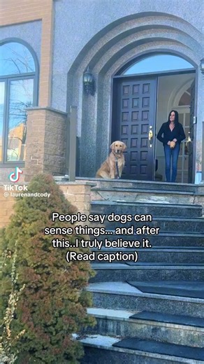 💜🐾 Dogs have a way of sensing what we can't see yet and stay right where they're needed most.🙏🏻On a visit to this lady’s parents’ house, Charlie always left right away, but this time he refused to leave and stayed right next to her mom for 20 minutes, which he had never done before. 😪A few hours later this owner found out her grandmother passed away. 🕊️🌹💥Do you believe dogs have a sixth sense and smell when death is near?