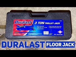 Duralast 3 Ton Trolley Floor Jack with Case from Autozone Review