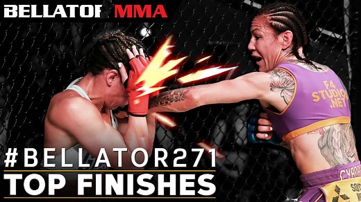 Watch a collection of memorable knockouts from fighters that will be competing at Bellator 271 on Friday, November 12, featuring The Featherweight World Championship title bout: Cris Cyborg Justino vs. Sinead kavanagh mma. Tune in LIVE with Showtime Sports at 10pm EST. Get Showtime Networks FREE at the link below and for just $3.99/mo for the next 4️⃣ months. 📺 s.sho.com/Bellator | Bellator MMA