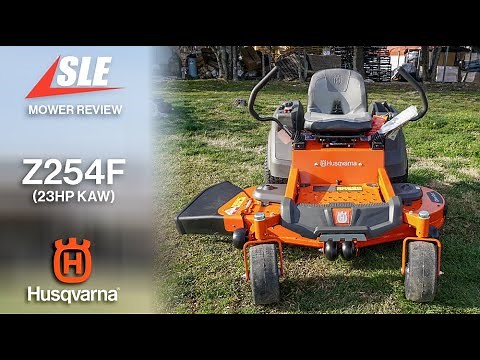 Review of Husqvarna's Z254F 54" Zero Turn Lawn Mower 23HP Kawasaki | #lawncare #husqvarna #lawnmower
