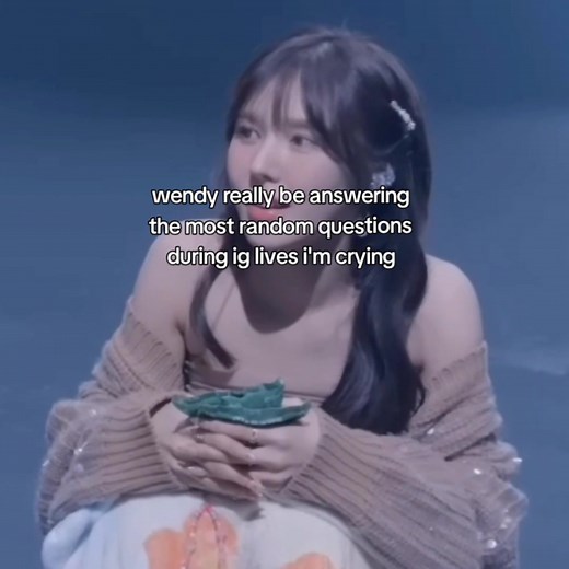 off topic but she needs to open a yt channel • #wendy #redvelvet #fyp