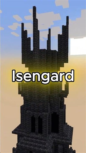 Isengard Minecraft Build - The Lord of the Rings