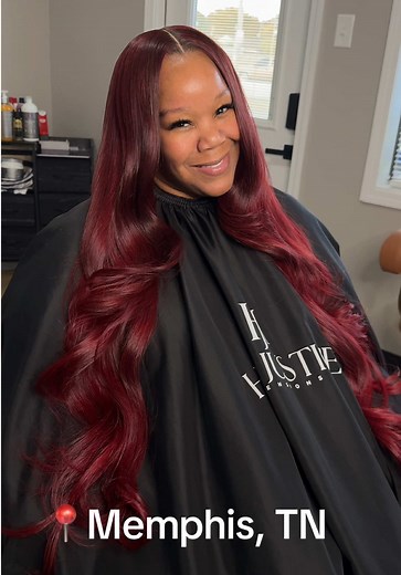 Burgundy Hair for Winter: Stylish 2x6 Closure Sew In