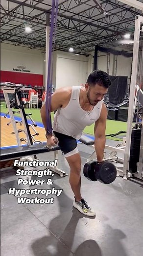 The MOST Full-Body Strength EXERCISE Ever! Split Stance RDL Row and Chest Press