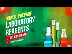How To Prepare Laboratory Reagent (TEACHER’S GUIDE 2023)