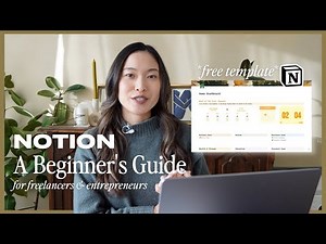 How to use Notion for Beginners ✨ | Your Free Notion Dashboard Template 🎁