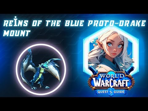 How to get Reins of the Blue Proto-Drake Mount | Drops from Skadi the Ruthless in Utgarde Pinnacle