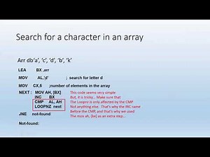 Assembly Loop instruction