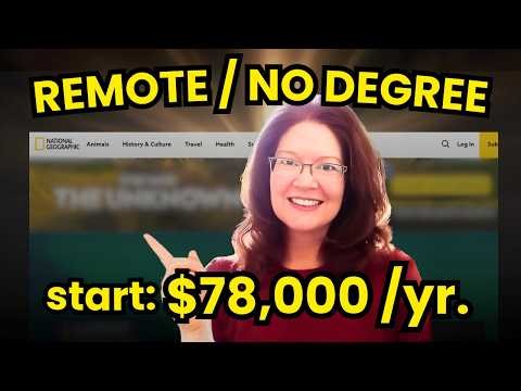 National Geographic Has Remote Jobs + No Phone / Data Entry & No Degree Work From Home Jobs