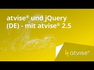 atvise® und jQuery (DE) - mit atvise® 2.5