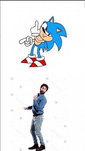 SONIC Stock Shuffle meme VS ORIGINAL #sonic #animation