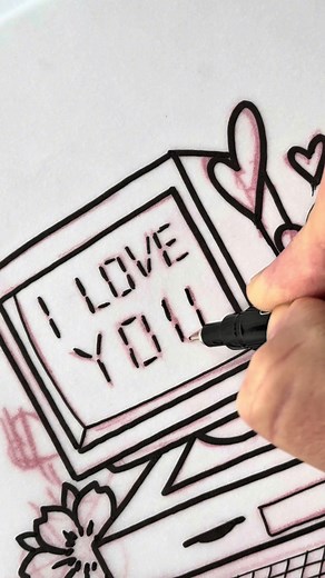 What started as a simple “I love you” turned into one of the biggest cyber attacks in history. Back in 2000, millions of people opened an email that looked harmless… but wasn’t. A virus, created by a student, spreading across the world in days and causing up to 10 billion dollars in damage. No complicated hacking. Just emotion. That’s what makes it so interesting to me. I turned this story into a tattoo design. /// Was mit einem einfachen „I love you“ begann, wurde zu einem der größten Cyberangr