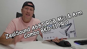 ZealSound A68T RGB Mic & Arm Combo (BKD-11 PRO) Unboxing and Full Review