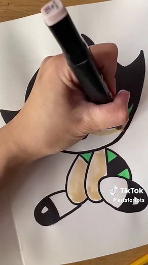 Power Puff Girls - Buttercup #simpledrawing #artwork #color #cartoon #foryou