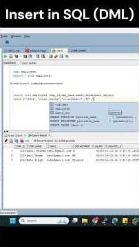 DML in SQL Practical Demo | INSERT with Examples
