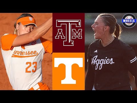 #4 Texas A&M vs #2 Tennessee (G1) | 2025 College Softball Highlights